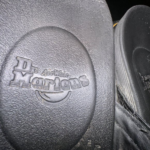 Dr Martens Myles brando black leather size 10 slipper sandals main image 12